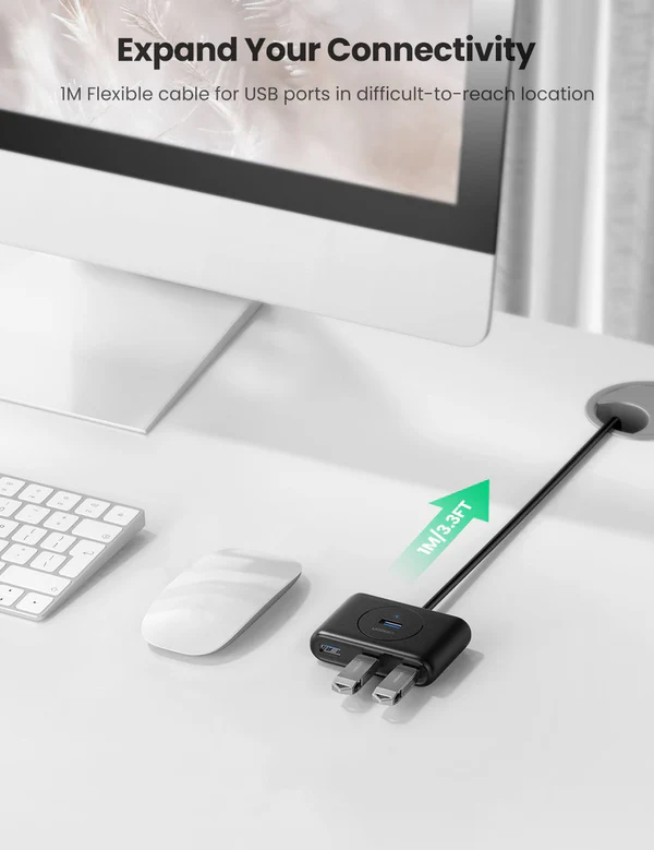 UGREEN 4-in-1 USB 3.0 Data Hub UGREEN 4-in-1 USB 3.0 Data Hub